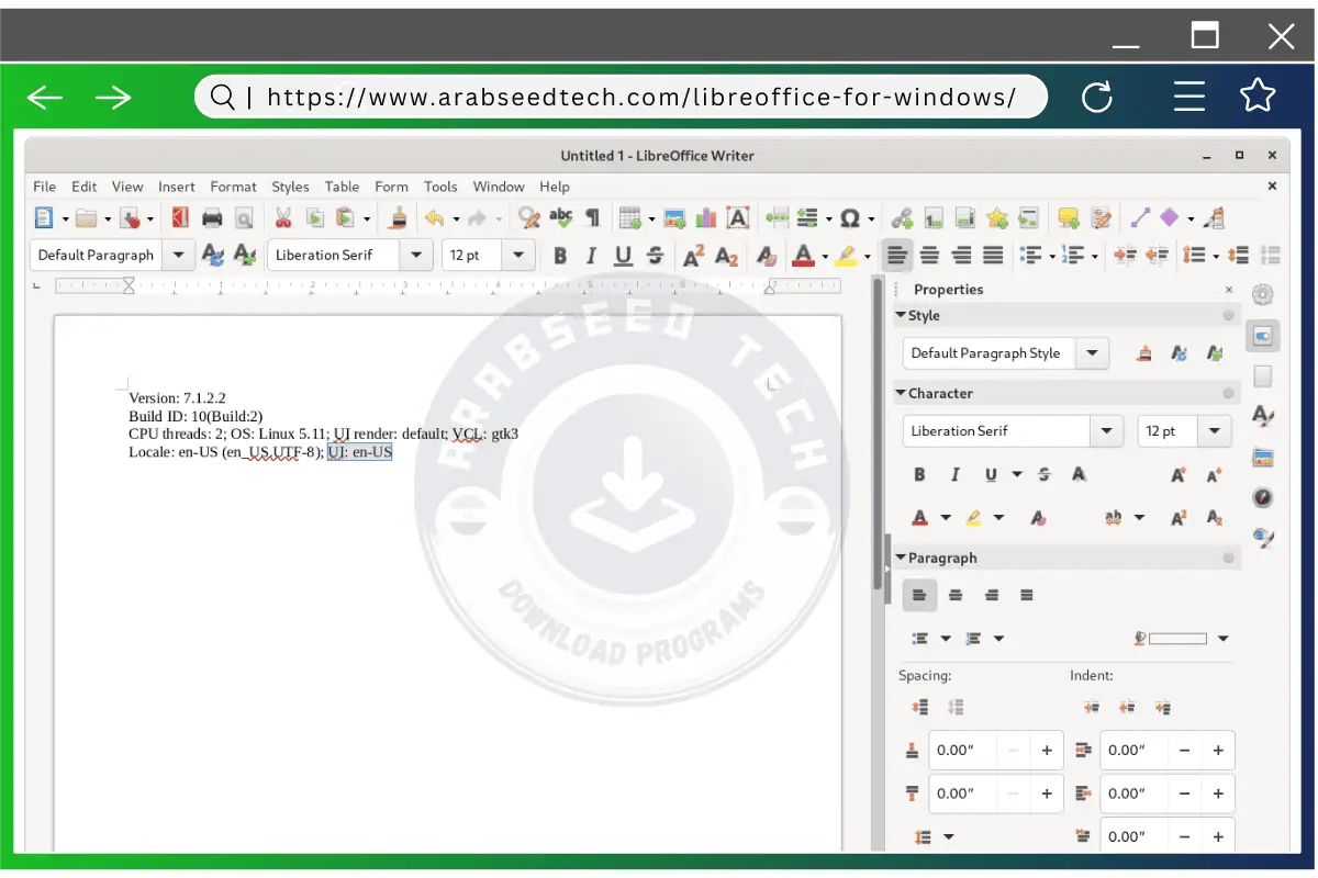 LibreOffice for PC